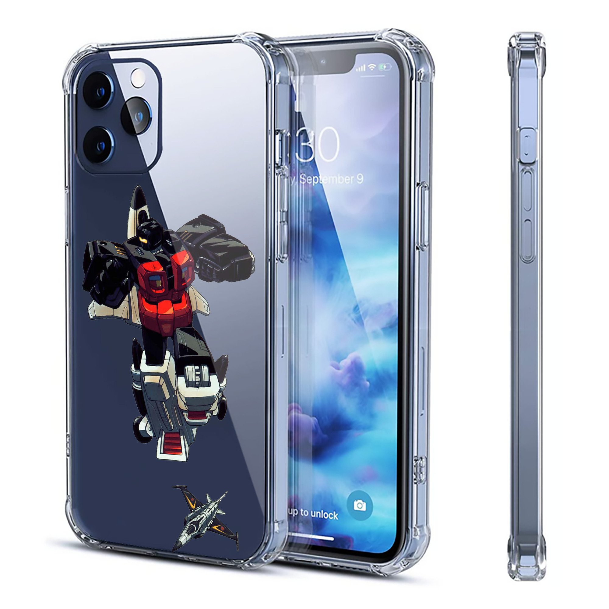 （画像用）  【iPhone 12シリーズ対応】透明スマホケース（クリアソフトケース）